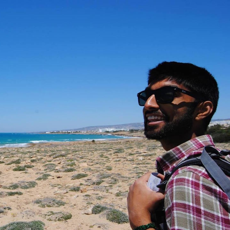 photo of Anooj Bhandari at beach 